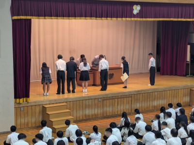 1学期表彰式②