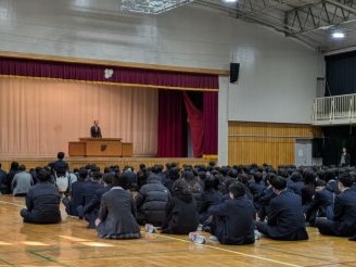 ３学期始業式②