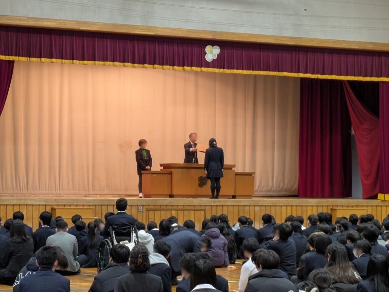 ３学期始業式③