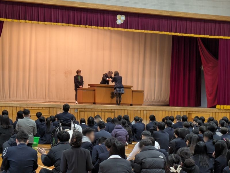 ３学期始業式④