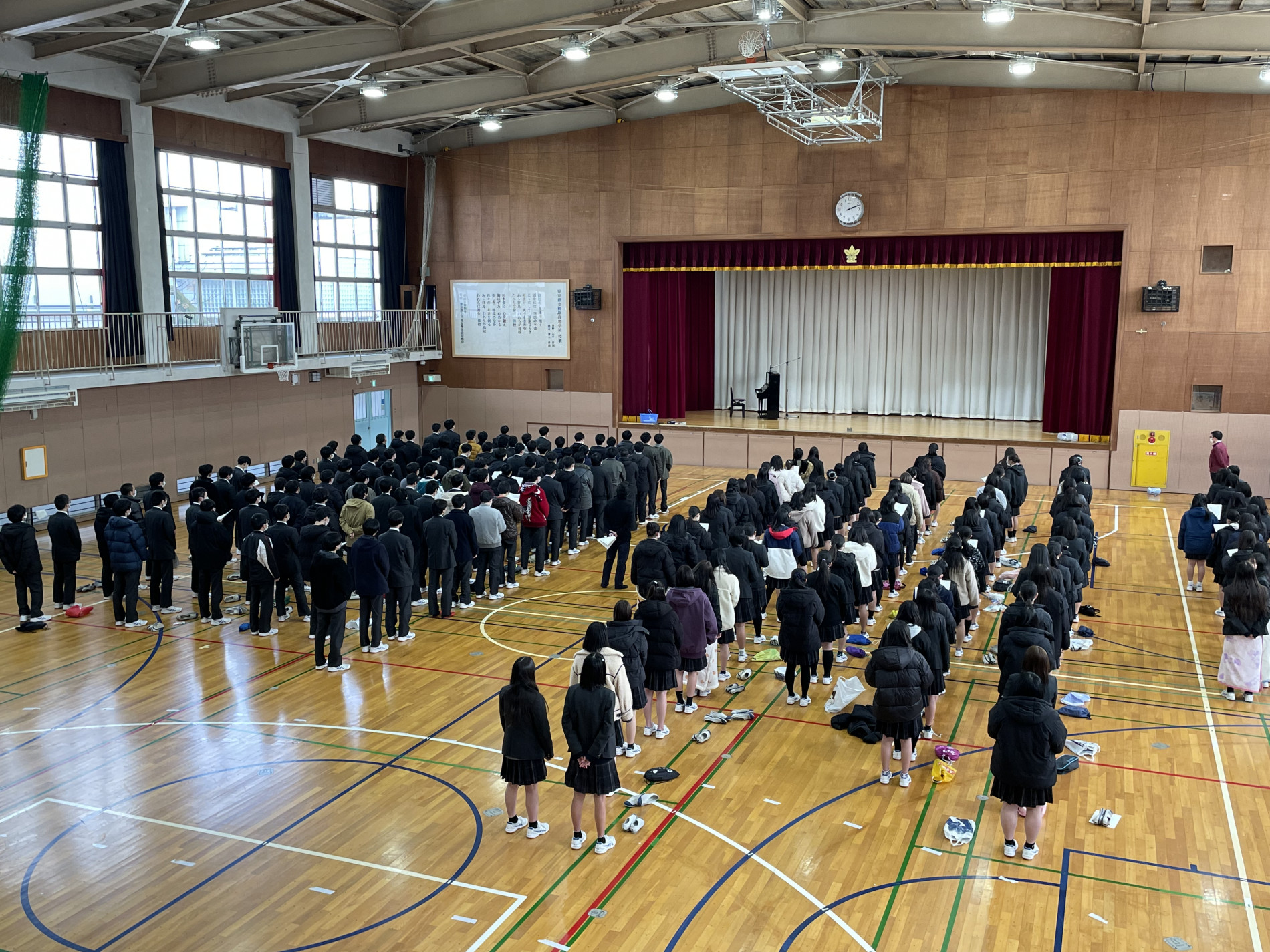 3年生校歌練習 | 東京都立拝島高等学校 | 東京都立学校
