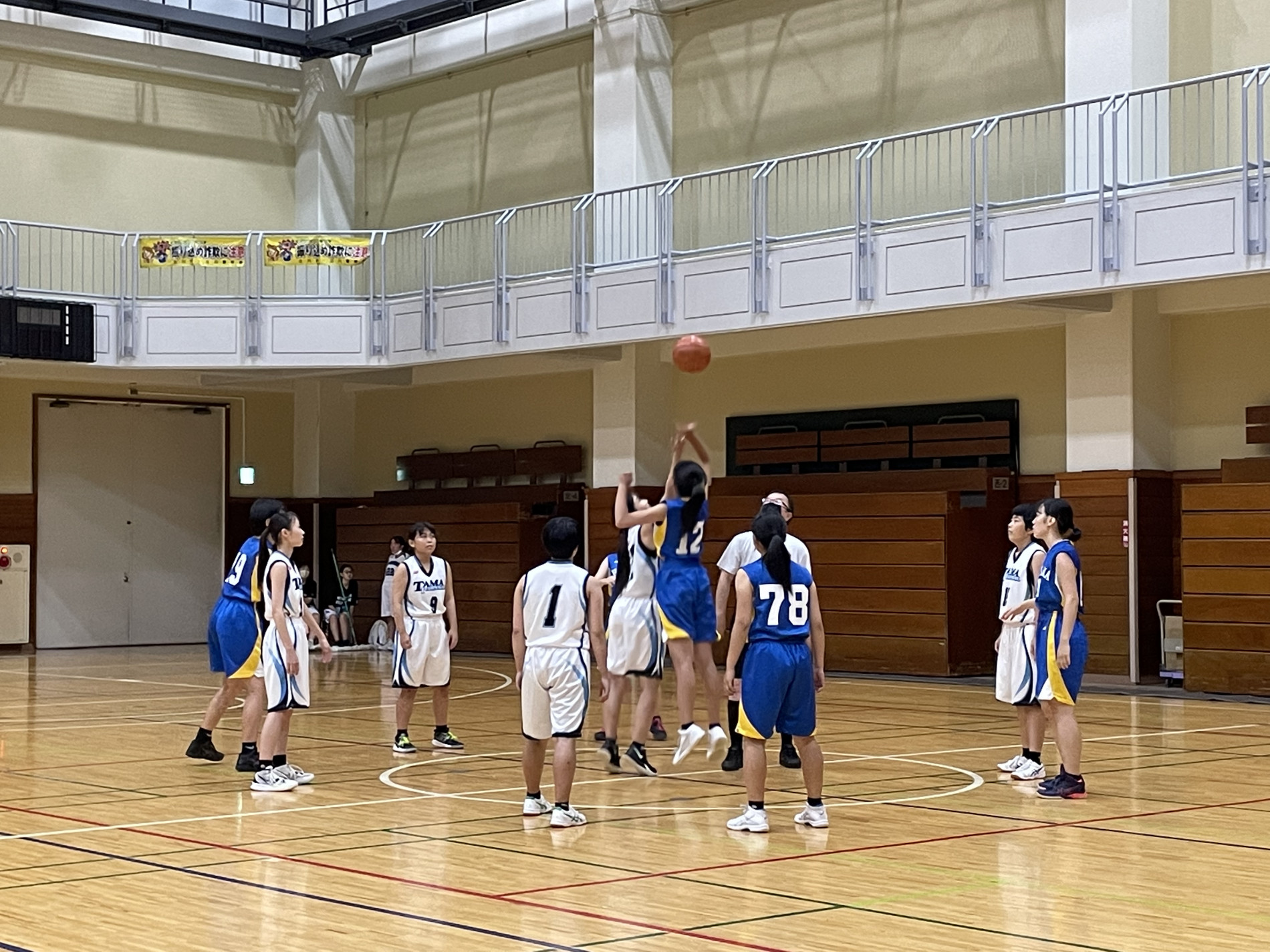 女バス八学区大会①