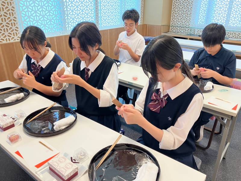 2日目ー４－和菓子体験