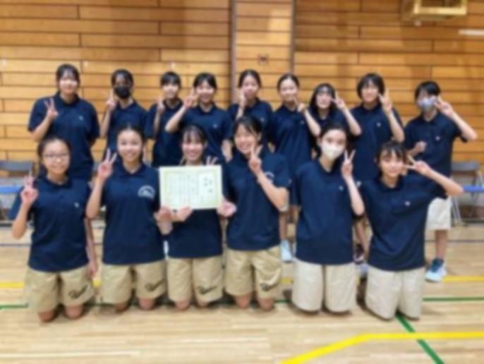 中学バレー部写真ぼかし