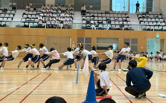 綱引き