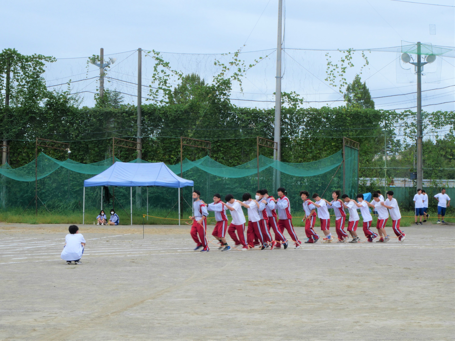 体育祭予行ムカデ.JPG