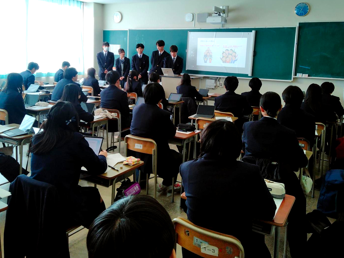 1年教室発表
