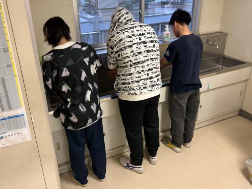 0716大掃除4A雑巾
