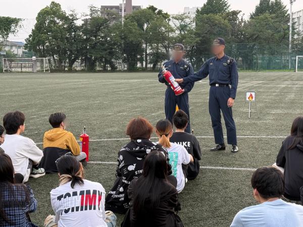 0715避難訓練-消火器説明