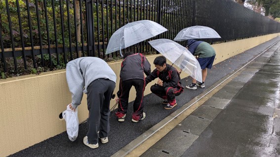 男子バスケ清掃２