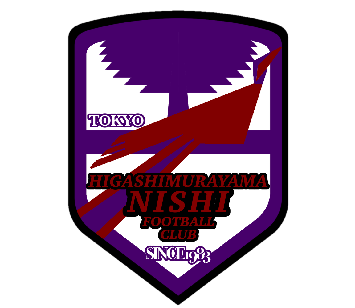都立東村山西高校サッカー部エンブレム