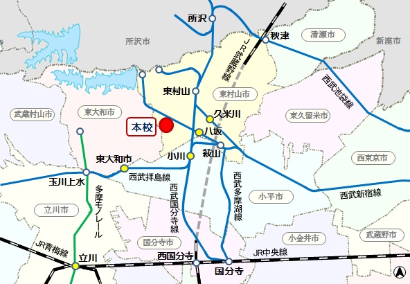 本校の路線図