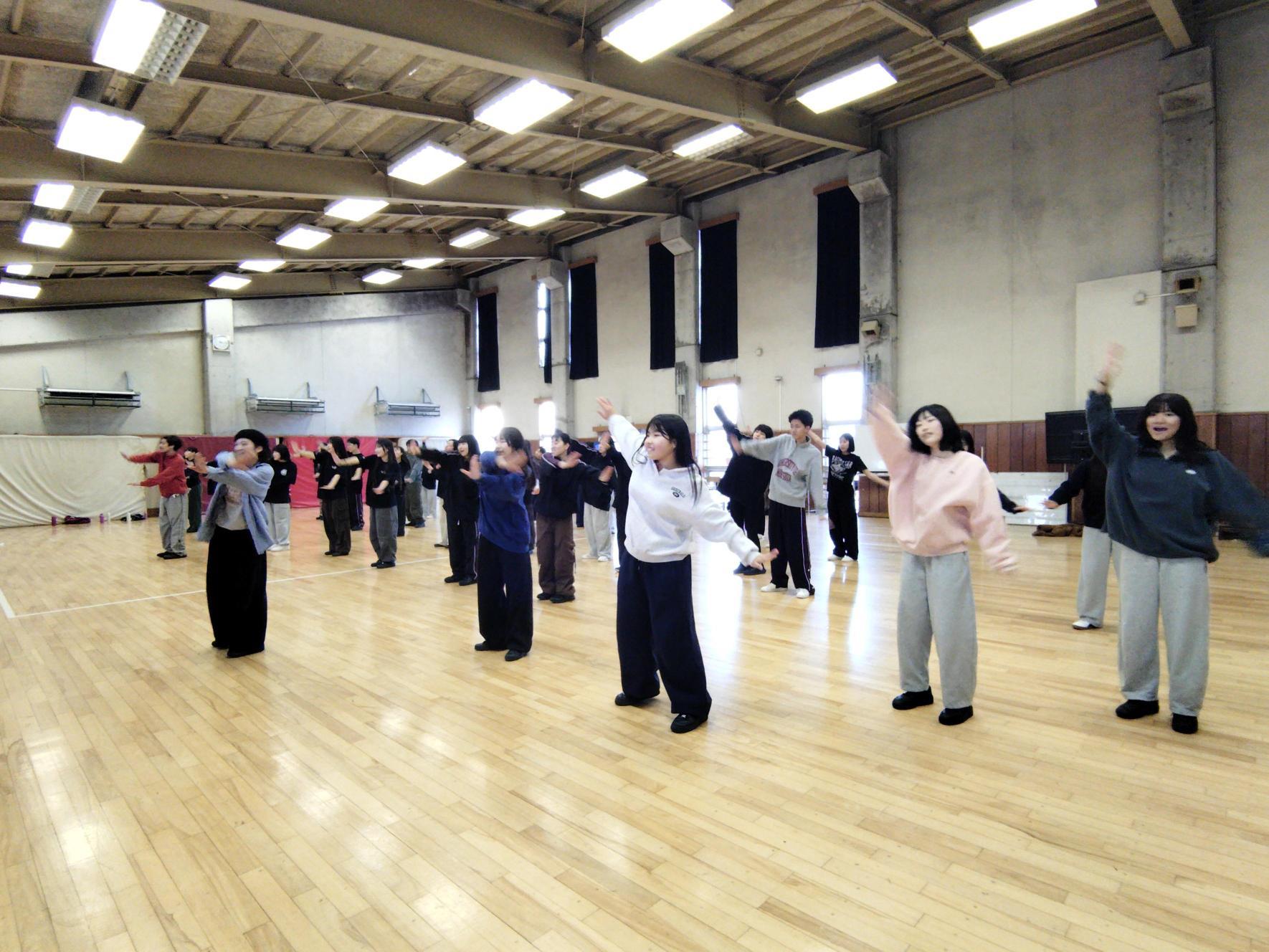 練習風景（前）