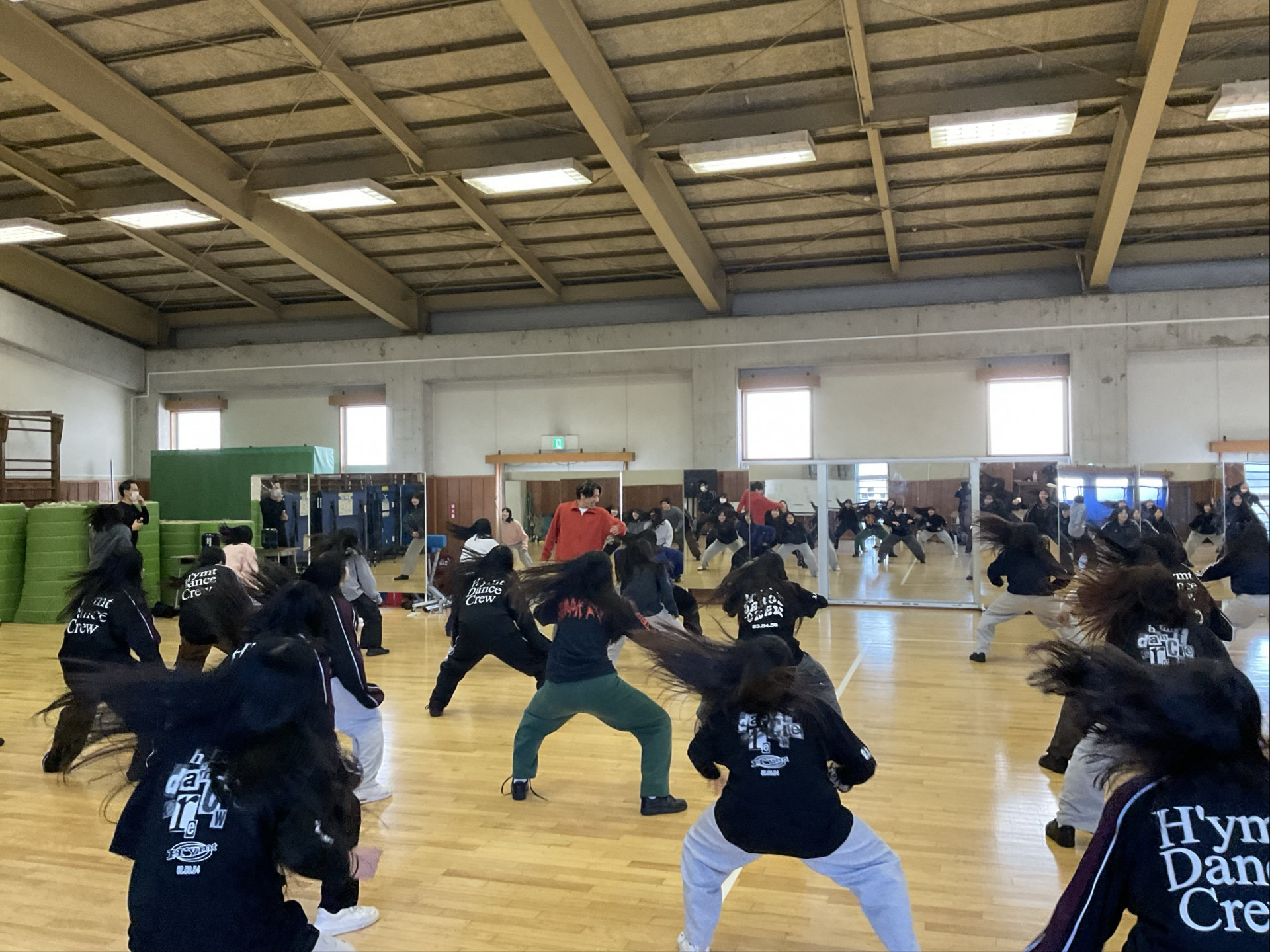 練習風景（後ろ講師１）