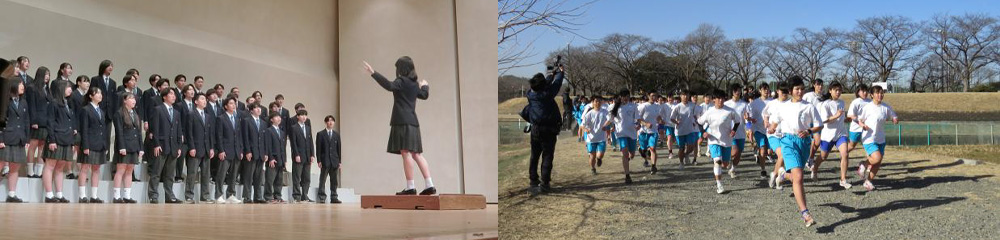 合唱祭、ロードレース大会の写真