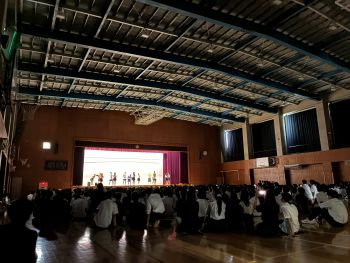 20260715_体育祭結団式体育館