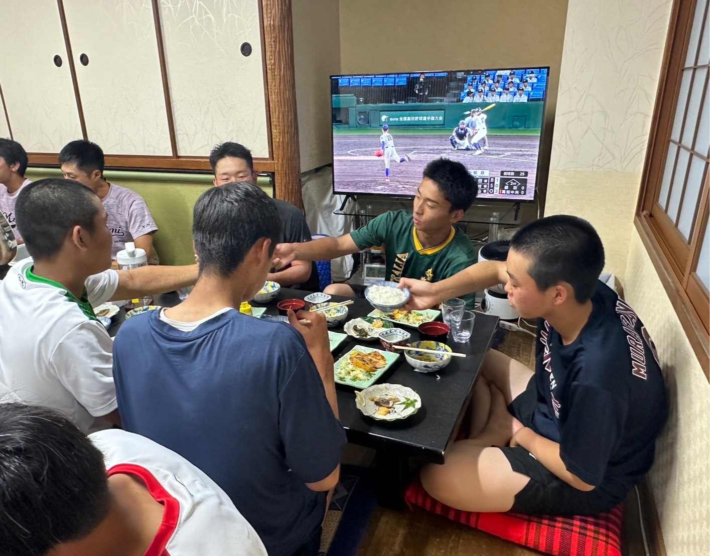夏合宿食事