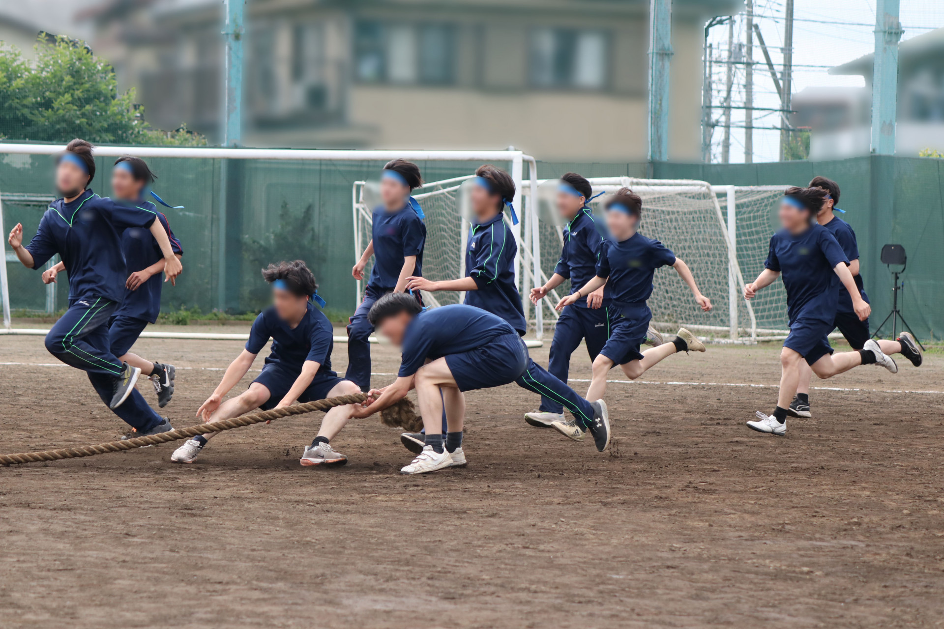 スピード綱引きぼかし