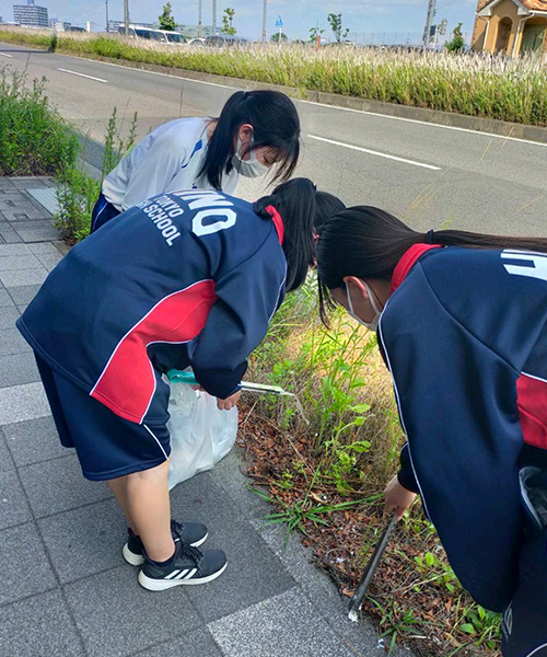 生徒会活動の写真