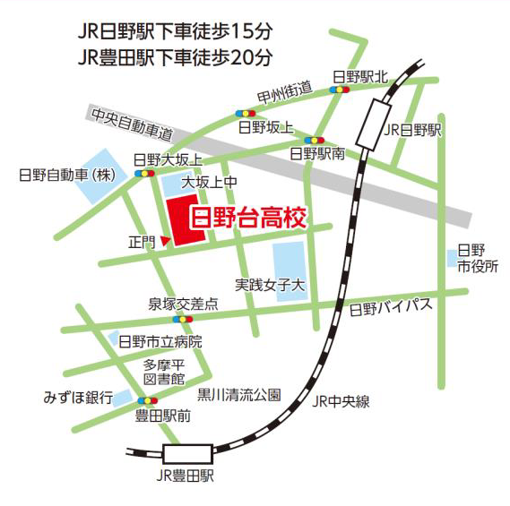 本校の路線図