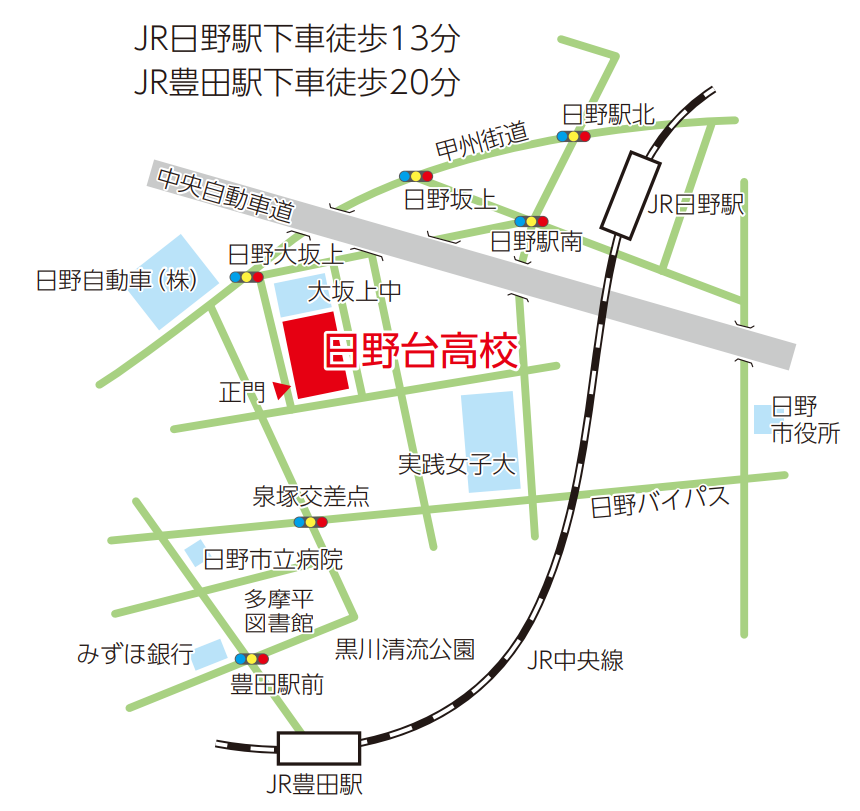 本校の路線図