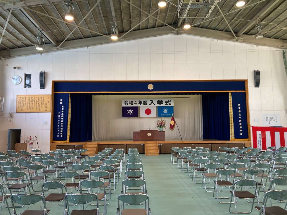 入学式会場