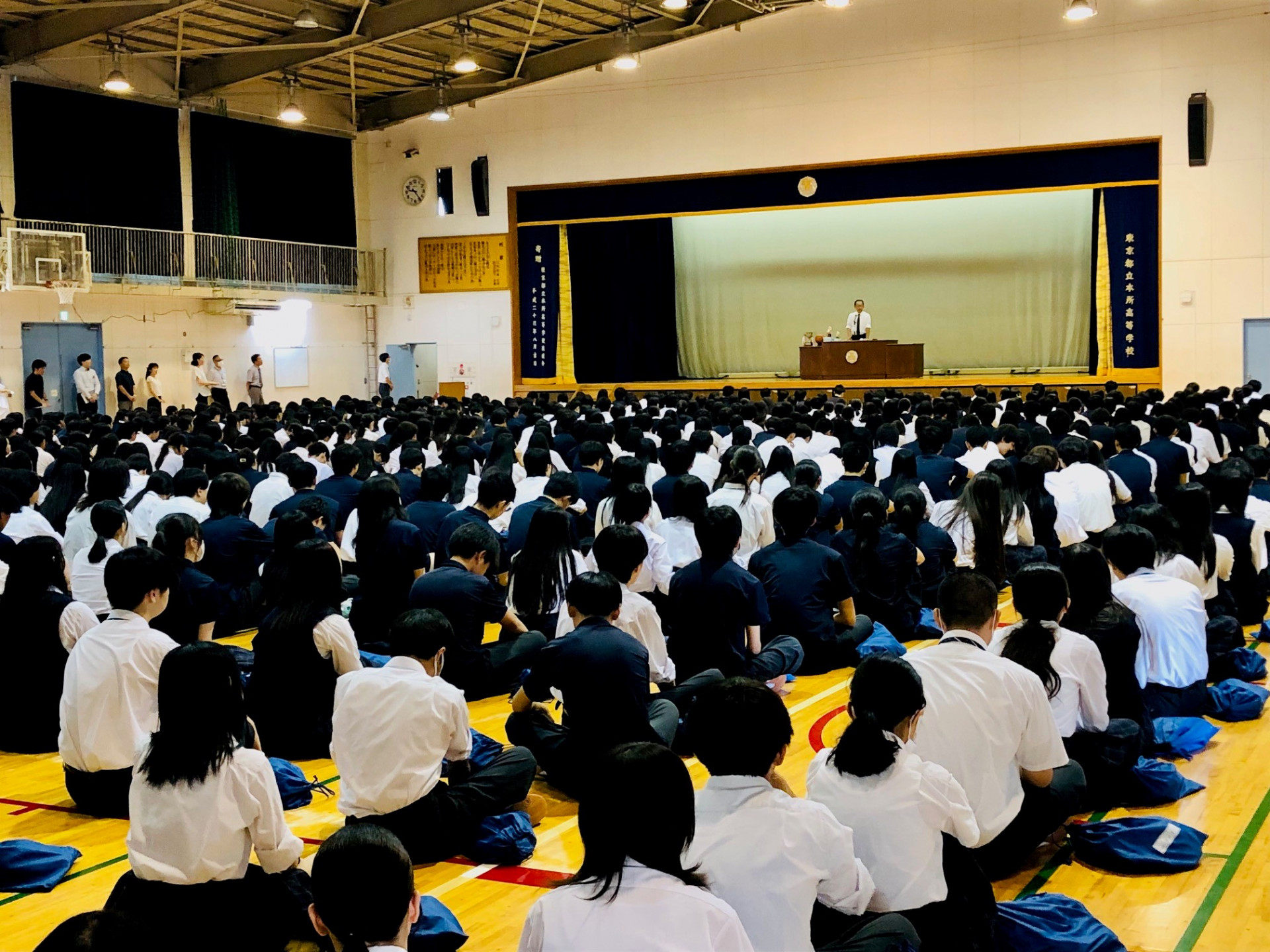 二学期始業式