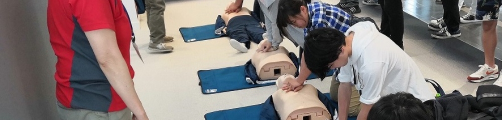 防災学習の写真