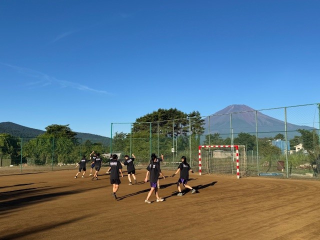 合宿女子練習風景