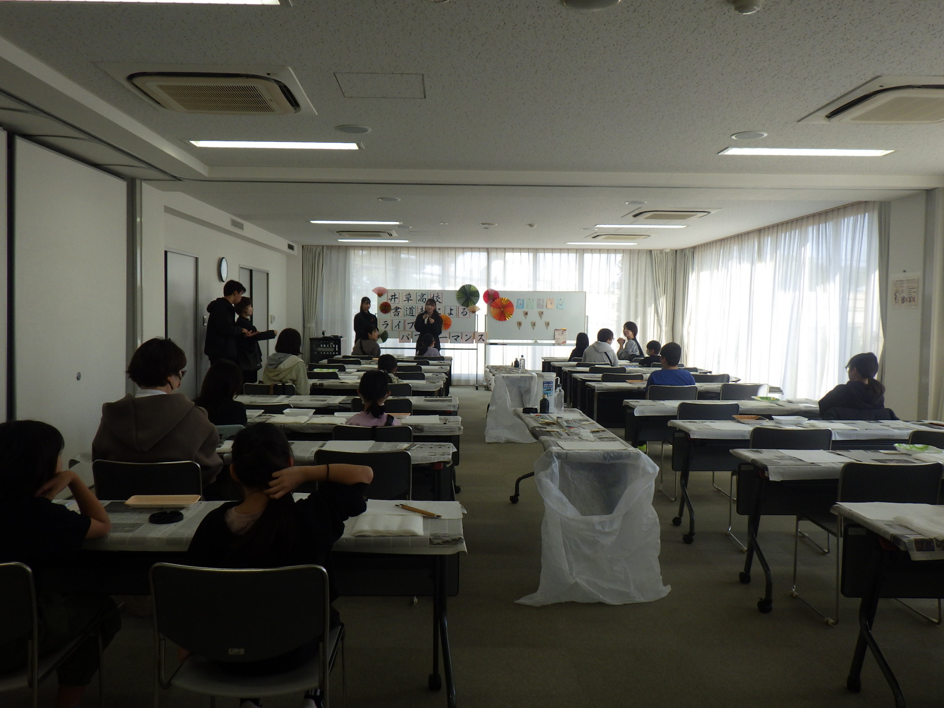 2025書道部_石神井図書館2