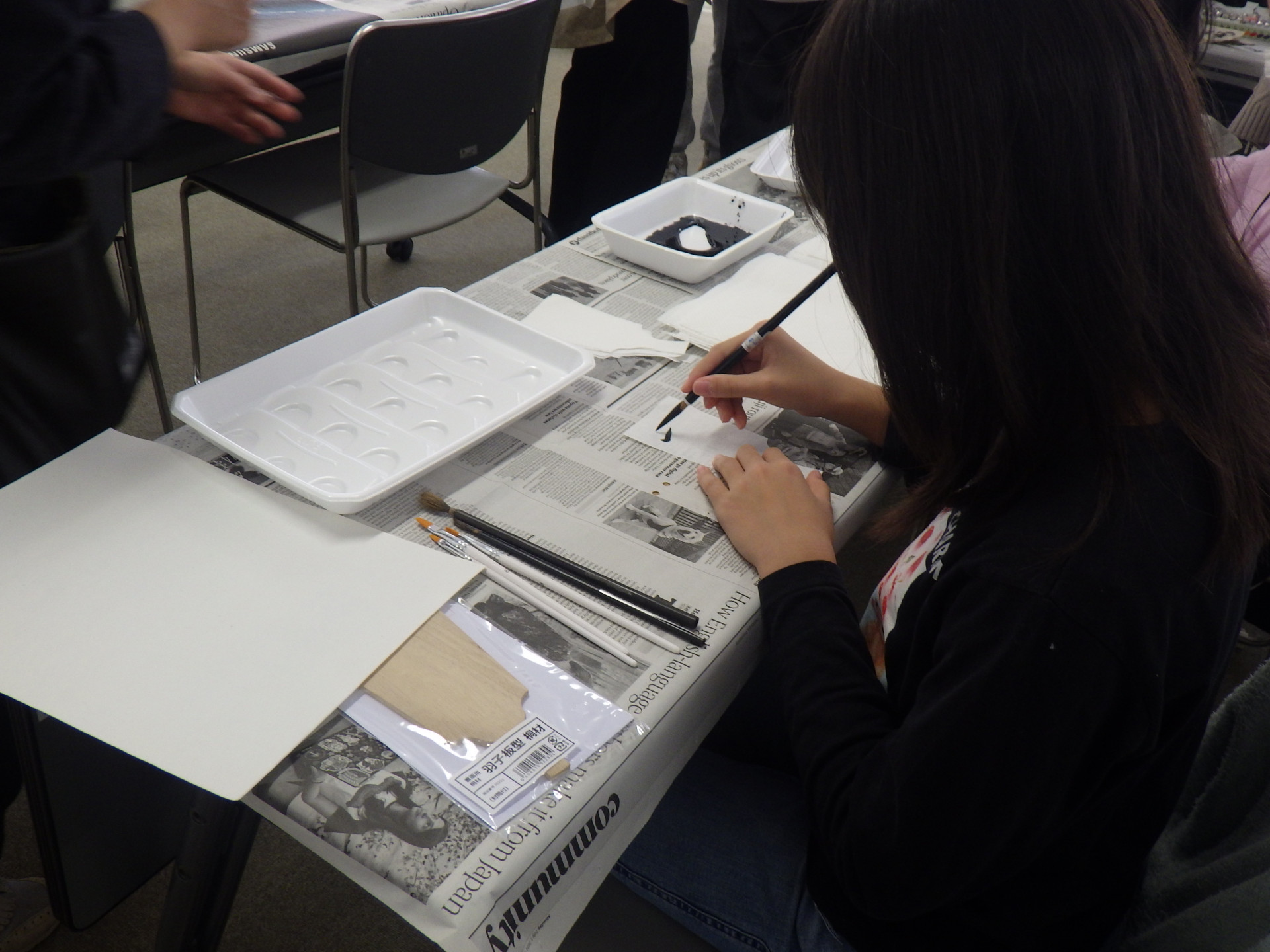 2025書道部_石神井図書館3