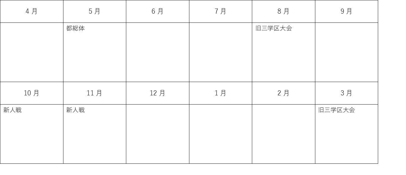 卓球部活動計画