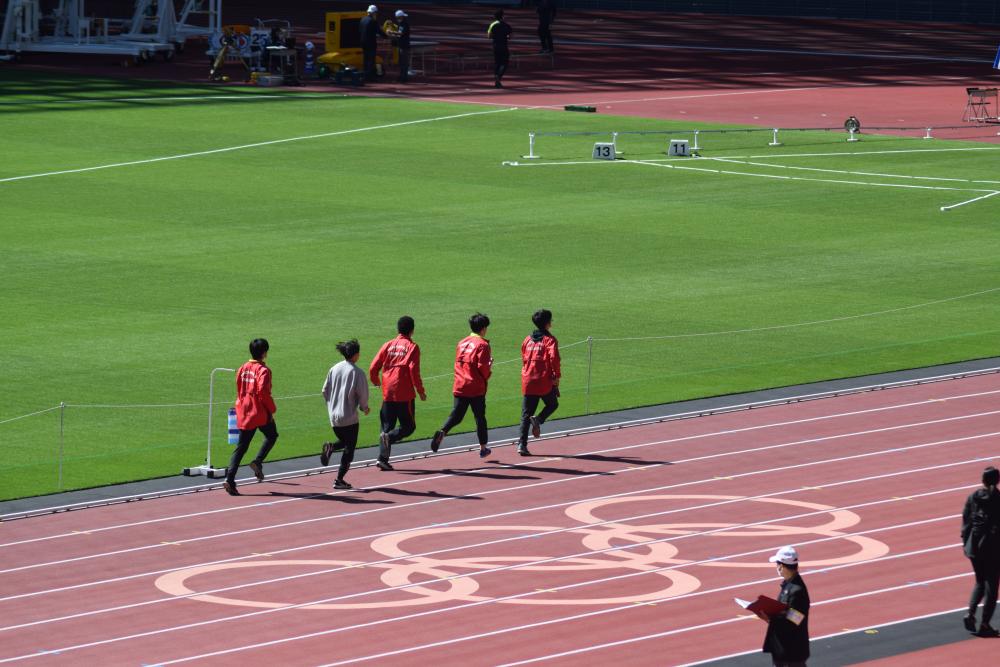 東京選手権が国立競技場で開催されました 東京都立板橋高等学校
