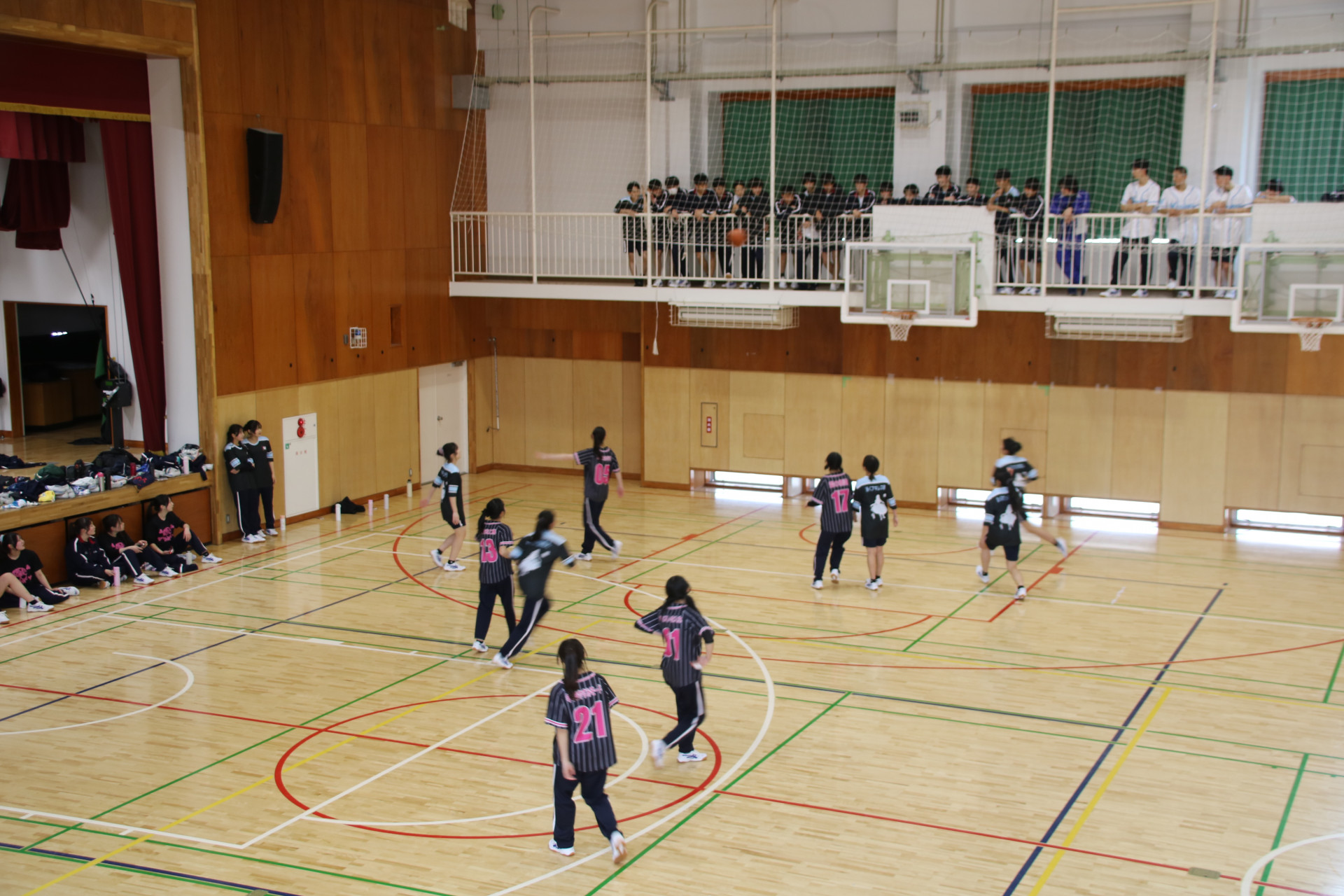 １年球技大会女子バスケ
