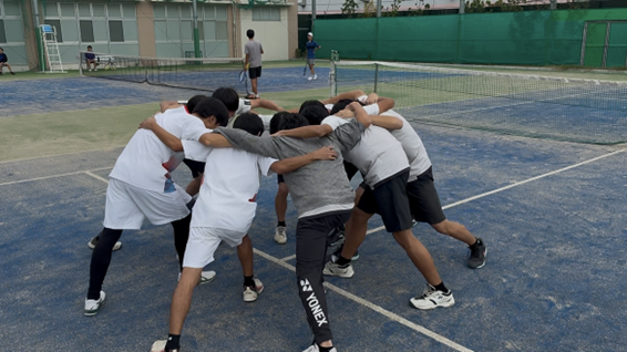 男子硬式テニス部1112