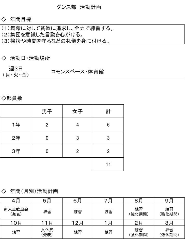 ダンス