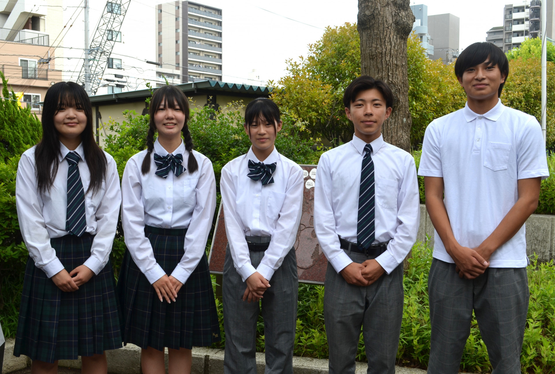 夏の制服の写真