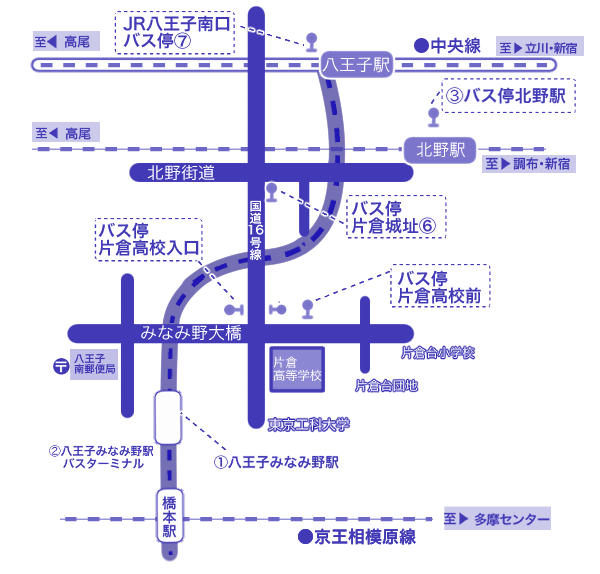 本校の路線図