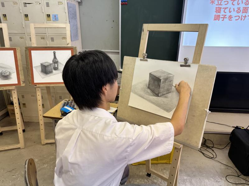 中学生デッサン教室②