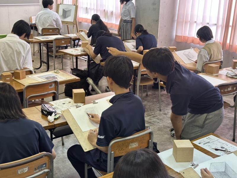 中学生デッサン教室③