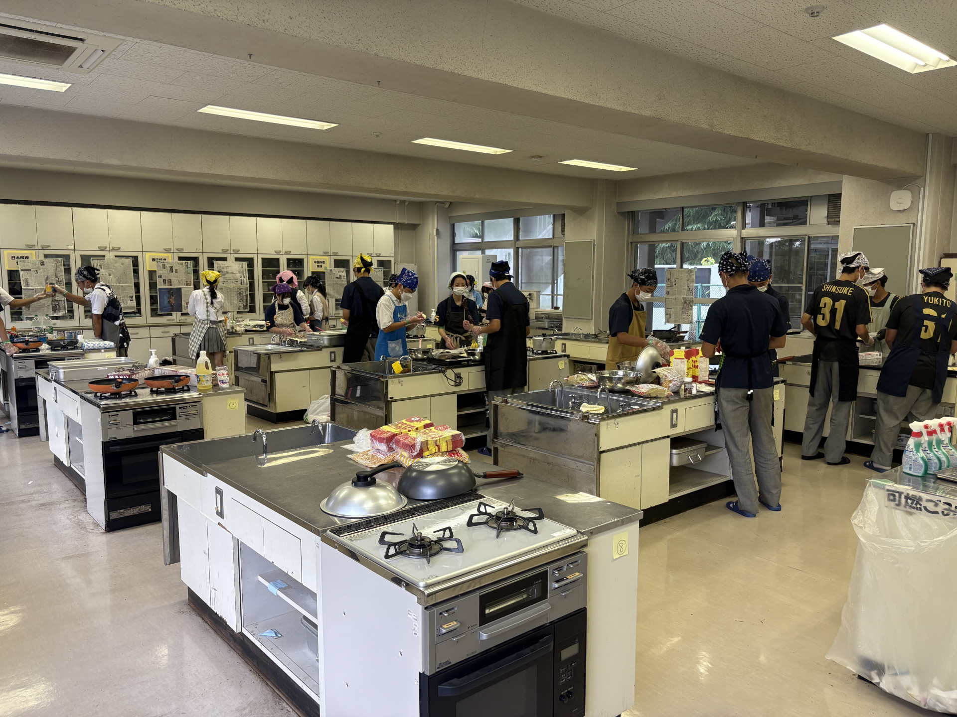 ニュース掲載写真（調理室）
