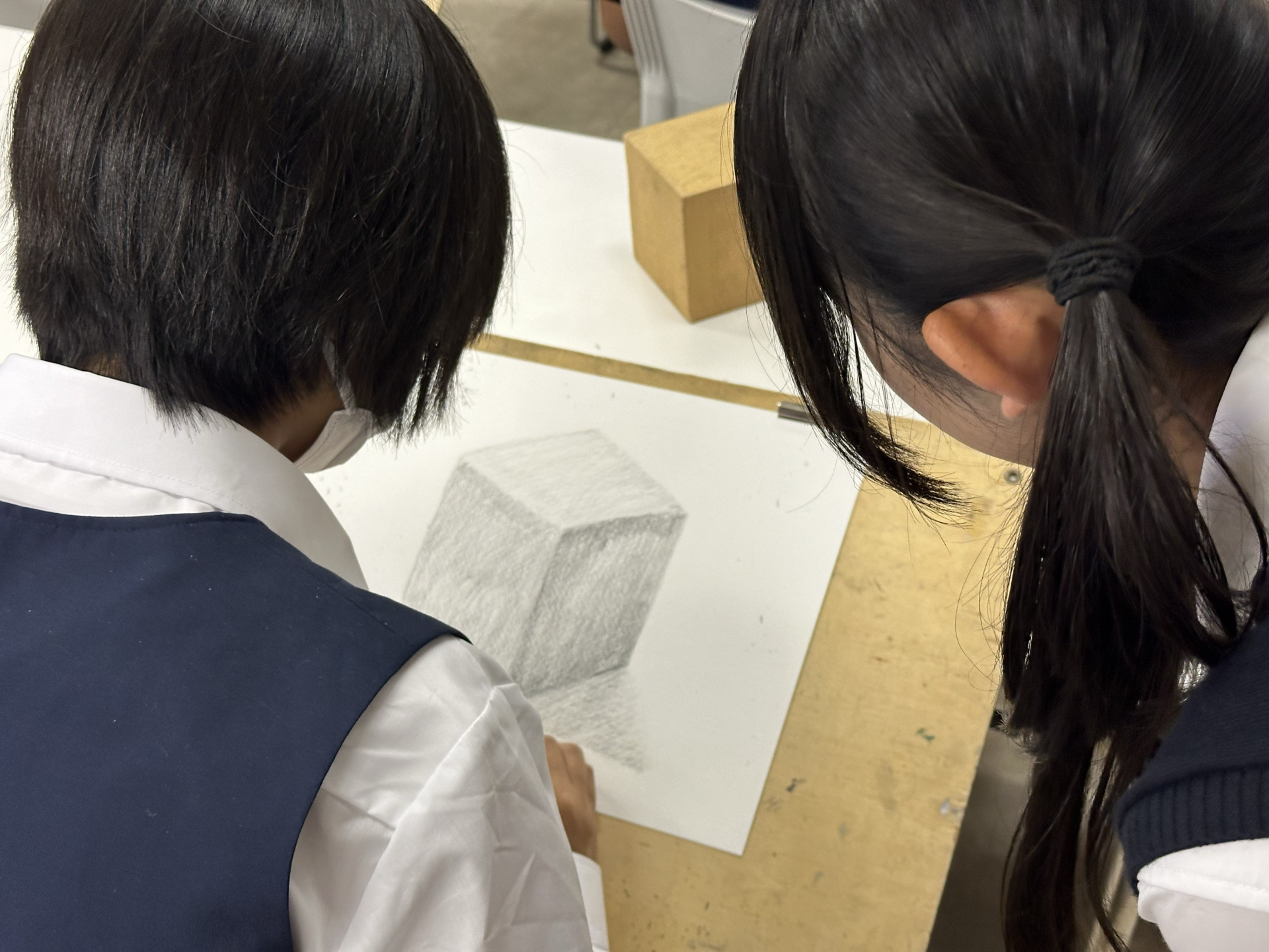 中学生デッサン教室②