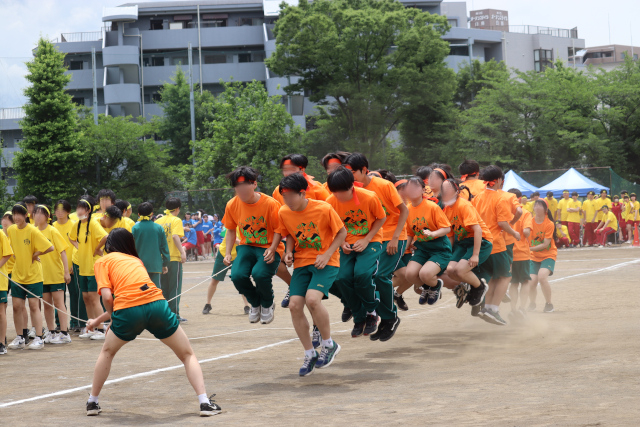 体育祭③みんなでジャンプ２