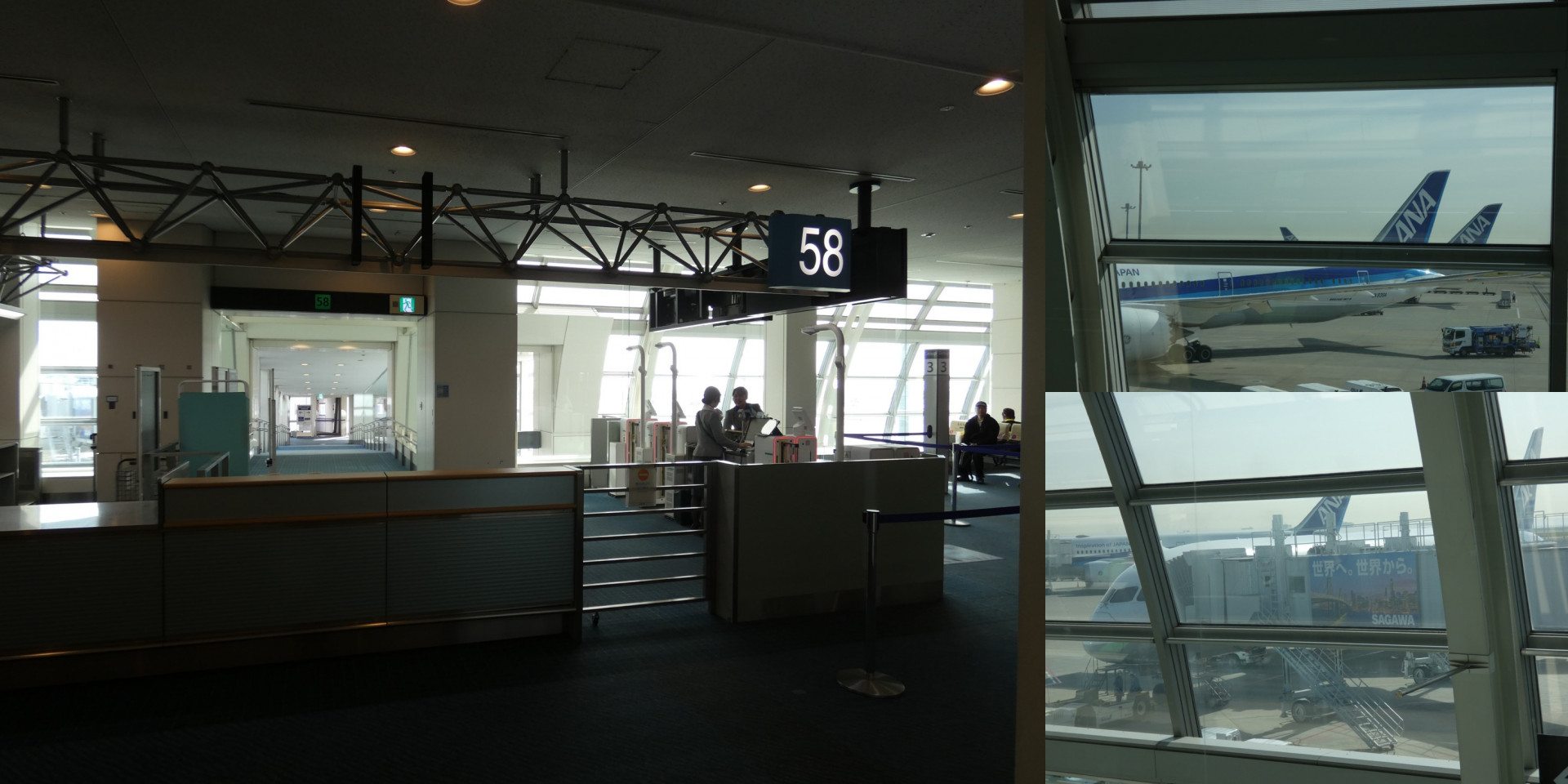 画像3搭乗口と飛行機