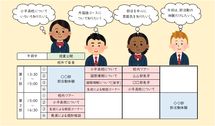 第1回学校見学会
