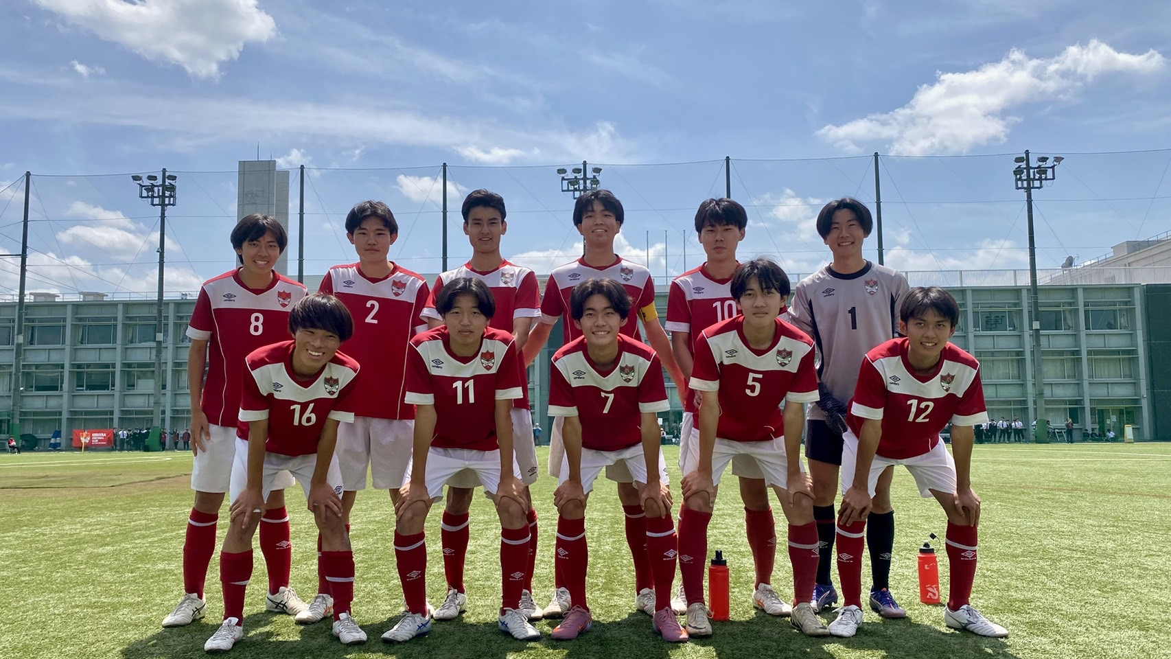 試合前集合