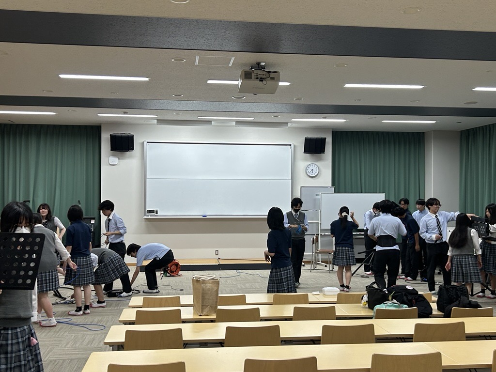 1年生ライブ片づけ
