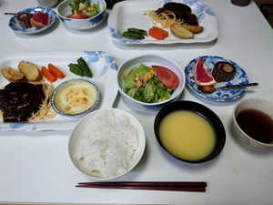 硬式テニス合宿6_ごはん