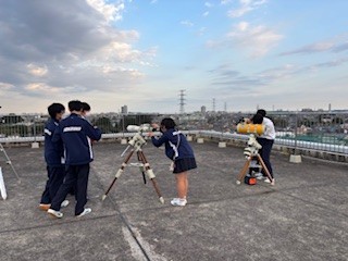 屋上での観望会2