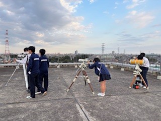 屋上での観望会3